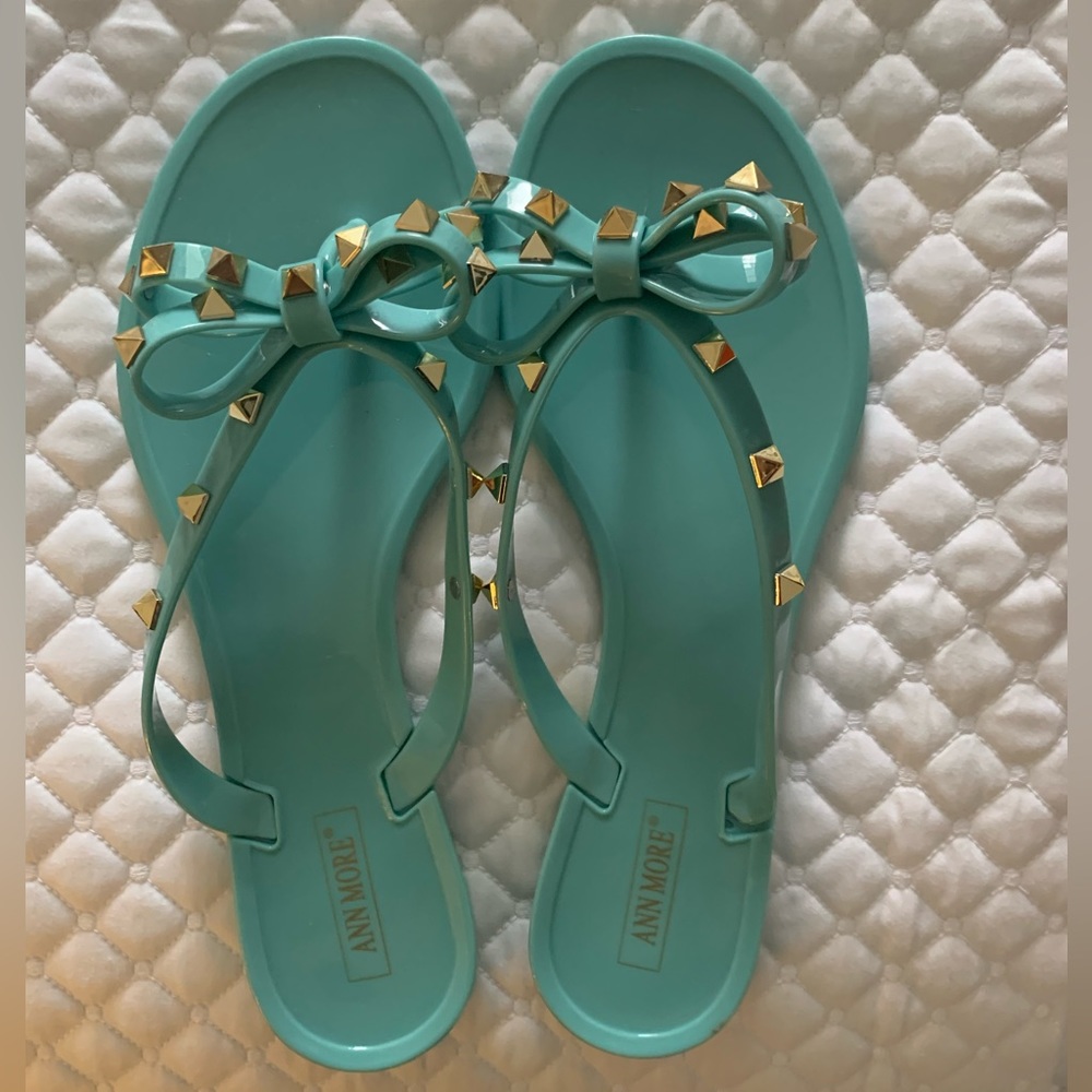 Studded Valentino inspired sandal/flip flop (New in box)